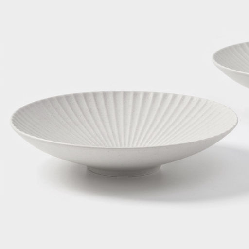 Тарелки Magistro Jarwah Lausanne, 600 мл, 21.5×5 см, глубокие, набор 2 шт., фарфор, серые