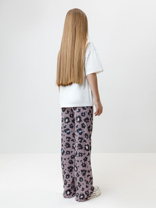 КР 400869/сиреневый 3304 Н091 к621 брюки для дев