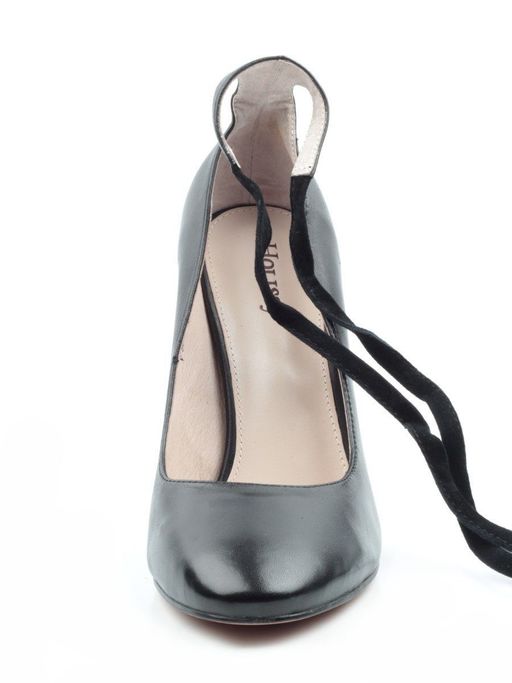 06-V-889 BLACK Туфли женские (натуральная кожа) - Фабричный китай фото 9