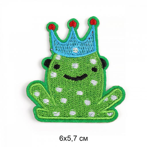 Термоаппликации арт.TBY.2332 Лягушка 6х5,7см, уп.10 шт