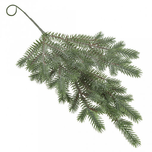 Декоративная гирлянда Ель 63см, пластик, зеленый патина (Россия) - Домашняя мода фото 4