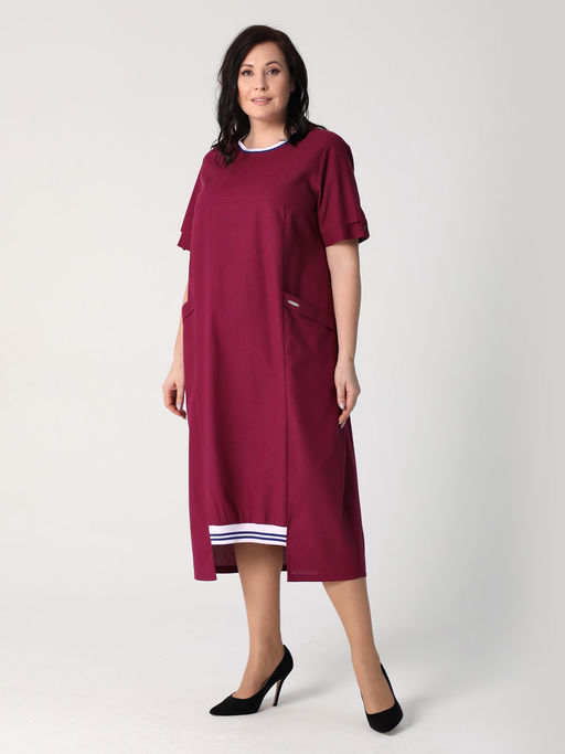 25205 Платье т.фуксия