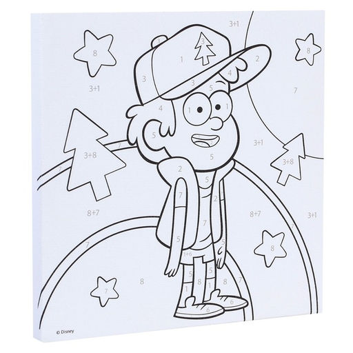 Роспись по холсту, 15х15 см Диппер, Гравити Фолз - Disney фото 3