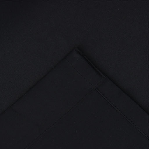Штора портьерная «Этель», 130×300 см, черный, блэкаут