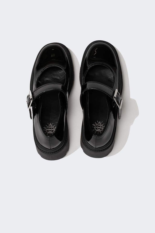 Женские классические туфли из искусственной кожи на толстой подошве - Defacto фото 6