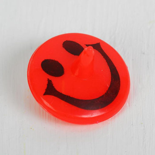 Цена за 12 шт. Волчок Смайл, цвета МИКС