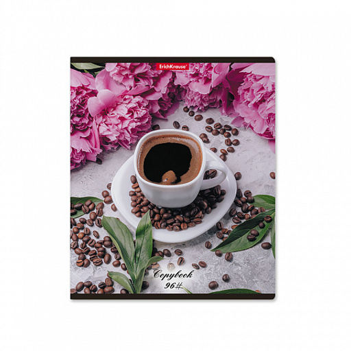 Цена за 5 шт. Тетрадь общая ученическая ErichKrause Coffee Break, 96 листов, клетка, матовая ламинация_MIX-PACK фото 7