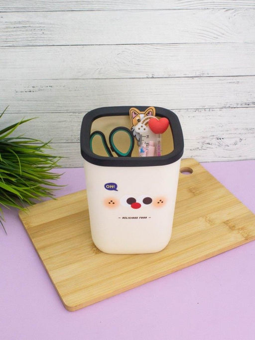 Подставка для канцелярских принадлежностей Delicious food, white (16*12.2 см)