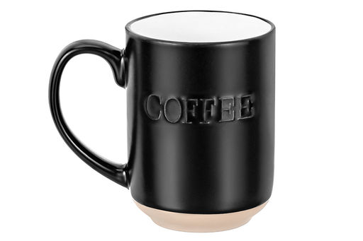 Кружка 500 мл 13*8,8*11,5 см COFFEE, черная - Elan gallery фото 6