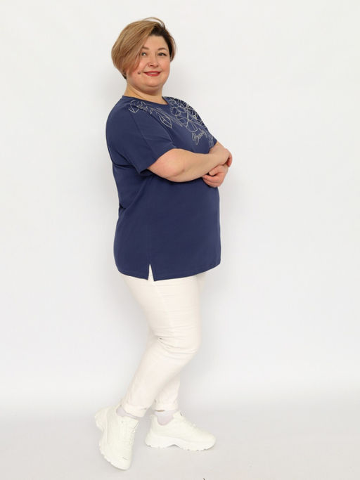 CRB wear/CSLW 60358-43 Футболка женская,голубой/Ex.Cherubino  фото 68