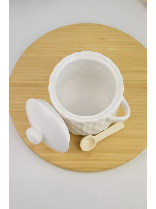 Банка Жемчужная волна 450 мл с ложкой в подарочной упаковке арт.MFK07958 /МФК/  фото 4