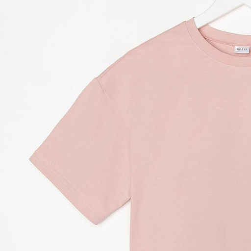 Футболка женская MINAKU OVERSIZE FIT, бежевая, размер 52