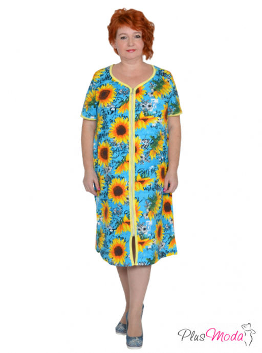 Халат Модель №1212 размеры 44-84 - Plusmoda фото 5