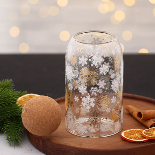 Банка для хранения новогодняя «Чудесное время», 800 мл