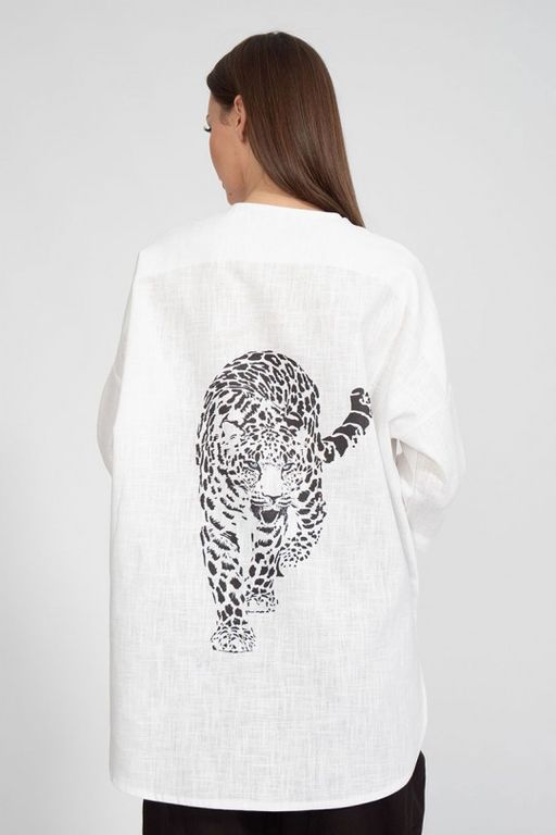 Льняная рубашка 4081 - Kivviwear фото 2