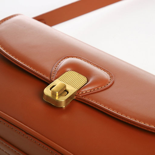 Сумка женская багет TEXTURA на молнии, 21×6×11 см, коричневая