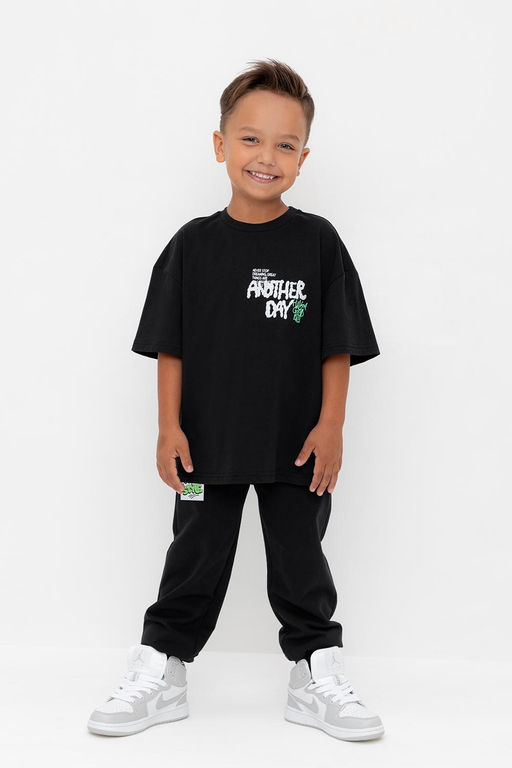 КР 400765/черный к562 брюки для мал - Crockid фото 2