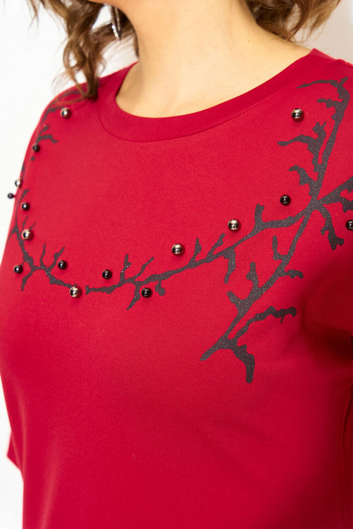 Платье Liliana 1490 алый фото 3