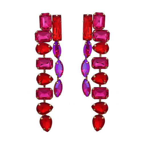 Серьги длинные на гвоздиках арт. 13 1650 (id 267292) - Rada фото 2