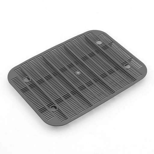 Туалет «Сима Люкс» с сеткой и бортом 30×39×19 см, серый