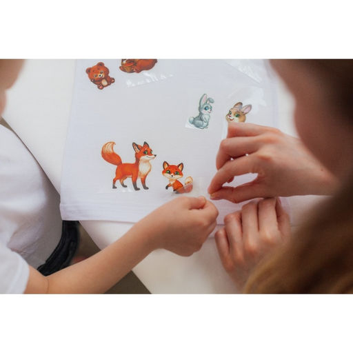 Цена за 5 шт. Термонаклейка «Мамы с малышами», 19.5×21 см, 4 дизайна