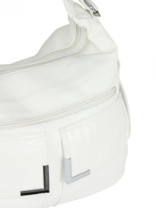 Сумка женская искусственная кожа Guecca-218 (рюкзак-change), 2отд, белый SALE 264060 - Adelia фото 8