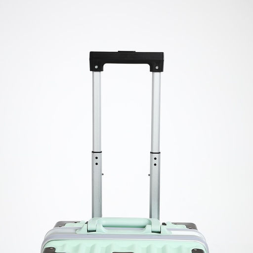 Чемодан малый 20, отдел на молнии, 2 кодовых замка, 4 колеса, крючок, цвет мятный - Simaland фото 5