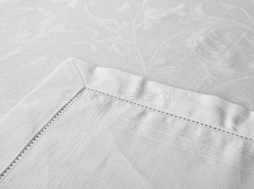 07с36 ЯК Скатерть 140*220 "Ренессанс" цв.белый
