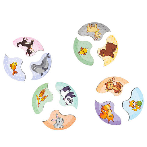 Пазлы из дерева. Мои первые пазлы Мама и малыш 36 элементов - Десятое королевство фото 4