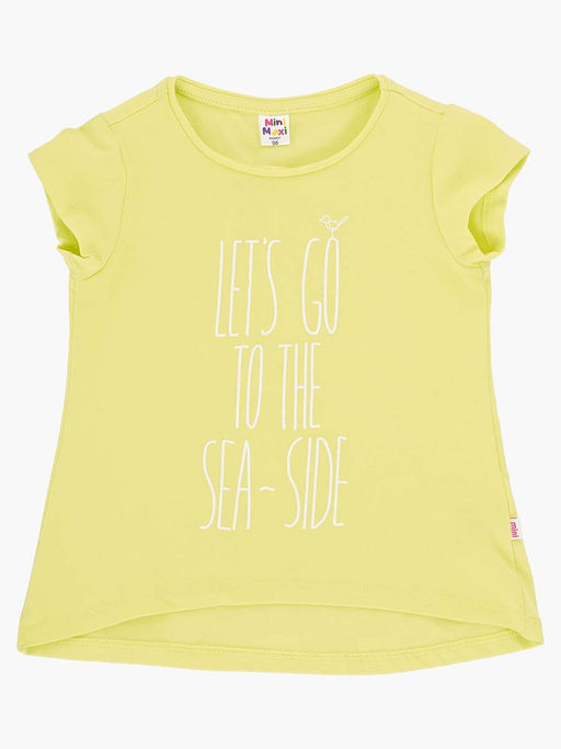 Футболка с принтом UD 0863 желтый - Mini maxi фото 3