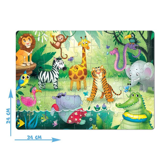 Пазл детский Тропические джунгли, 160 элементов - Puzzle time фото 2