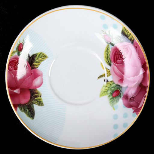 Чайный набор 12 предметов 220 мл / MS-6398 /уп 8/ металл подставка - ГалеонТрейд фото 2