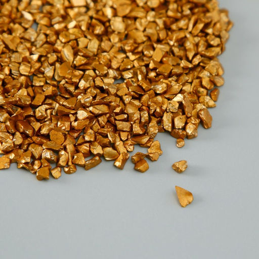 Цена за 2 шт. Декор стекло «Слюда золото», 20 г