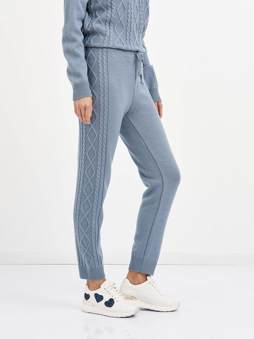 брюки женские из шерсти с косами - Glenfield фото 3