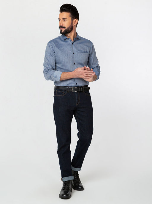 Сорочка мужская длинный рукав GREG 223/131/1091/Z/1p  фото 6