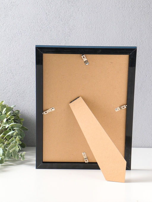 Фоторамка пластик формат А4 см "Остин" иссиня-чёрный 33,5х24,5х1,5 см