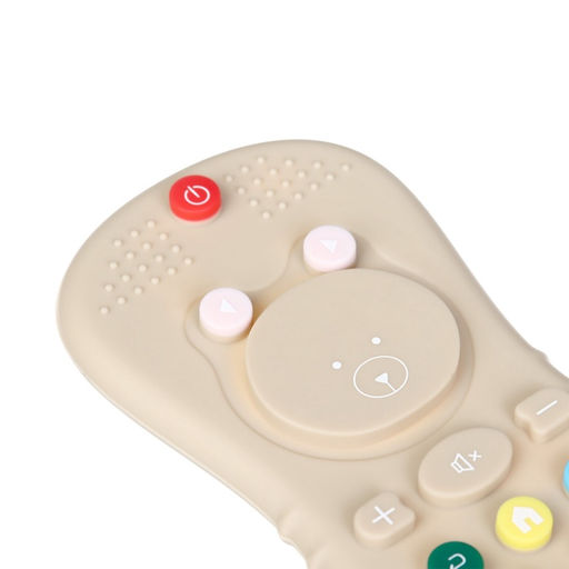 Прорезыватель Крошка Я «Пульт», 10 см, бежевый