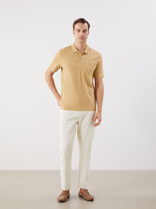 Polo Yaka K?sa Kollu Pike Erkek Ti??rt