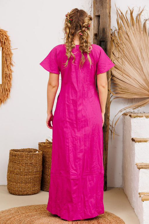 Платье AMORI 9724 фуксия  фото 2