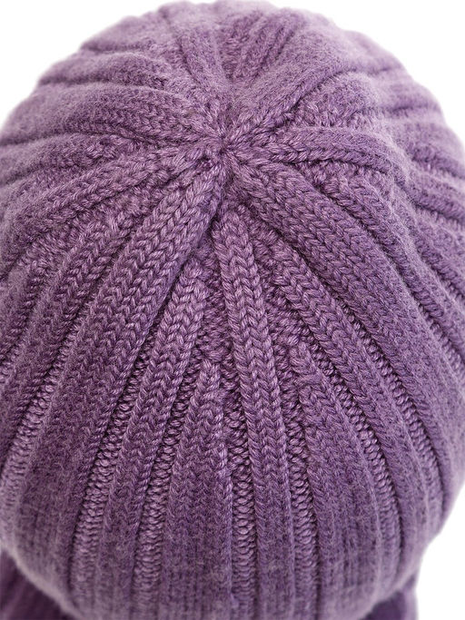 Шапка жен. шерсть+акр LB-N88046 violet - Labbra фото 7