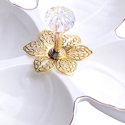 60041 Менажница фарф 4сек 25,5х25,5х5 LR (х12) - Mayer&boch фото 2