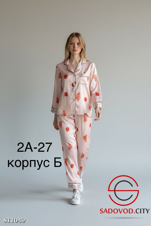 Пижама женская с принтом - Bruno фото 2