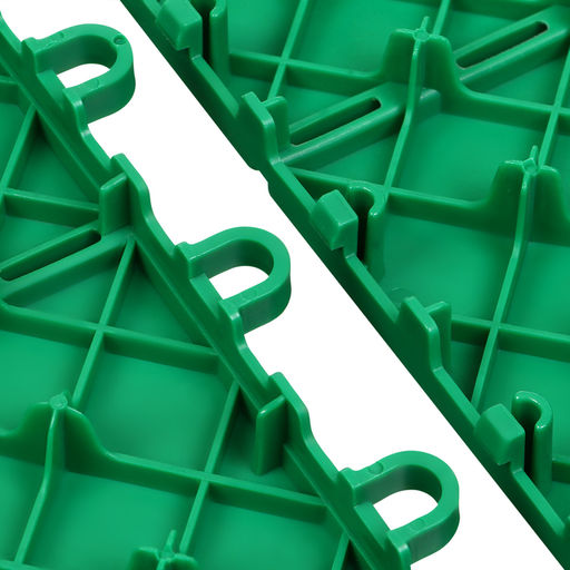 Цена за 11 шт. Модульное покрытие, 30 × 30 см, пластик, зелёное, 1 шт.