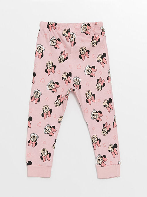 Beli Lastikli Minnie Mouse Bask?l? K?z Bebek Pijama Alt - Waikiki фото 2
