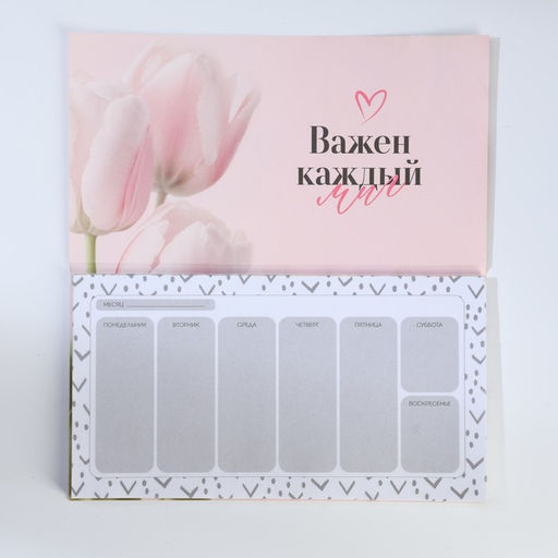 Подарочный набор, ежедневник А5, 80 листов и планер, 50 л. Самой нежной
