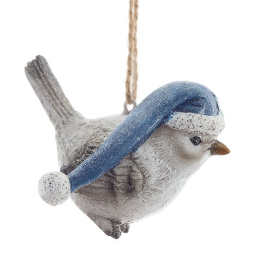 Фигурка декоративная подвесная "Птичка", L7 W4,5 H4,5 см, 2в.