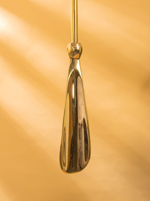 Ложка для обуви «Морская», 51 см, латунь