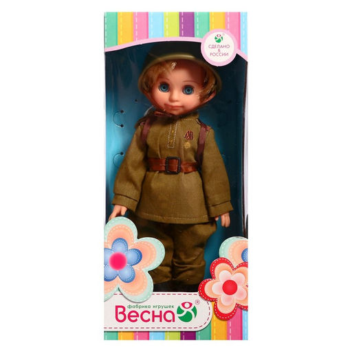 Кукла «Пехотинец с каской», 30 см