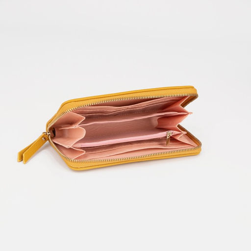 Кошелёк на молнии, цвет жёлтый - Simaland фото 3