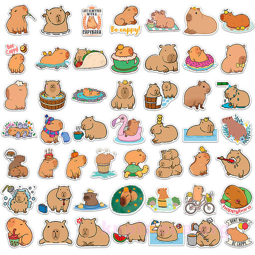 Набор наклеек Капибары - Купи слона фото 2